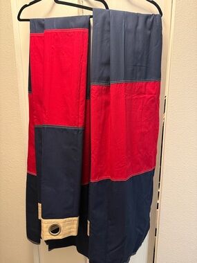 PB Kids Colorblock Curtain Panel Pair — 44 x 84”